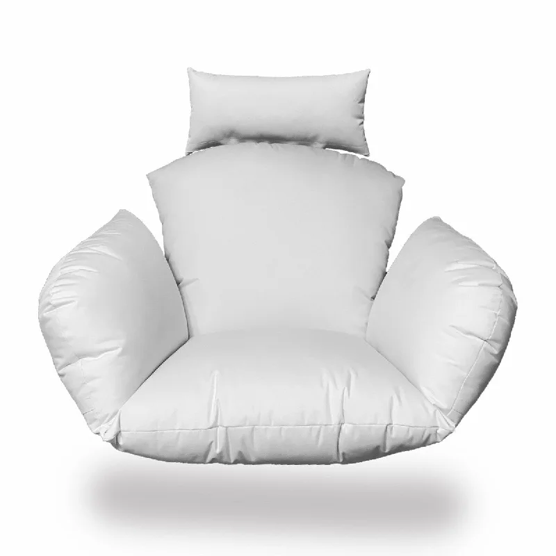 Primo White Indoor Outdoor Replacement Cushion for Egg Chair - 36" x 40" x 7"