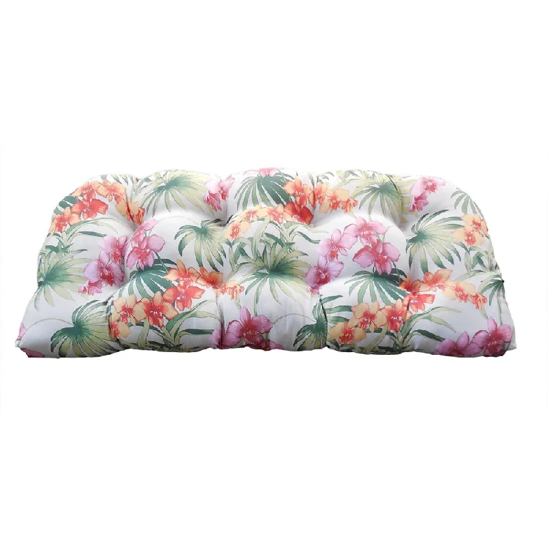 Tommy Bahama African Orchid Indoor/ Outdoor Bench Pad