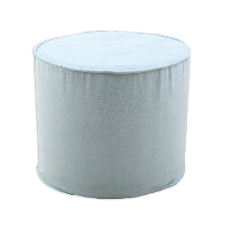 Victory Lane Surf 20-inch Round x 17-inch High Corded Foam Ottoman