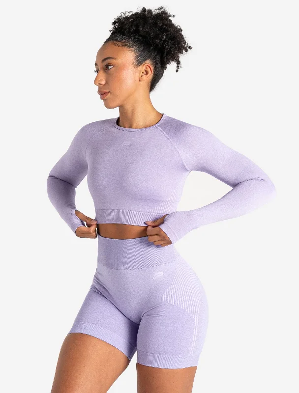 ADAPT 2.0 Seamless Crop Top - Lilac