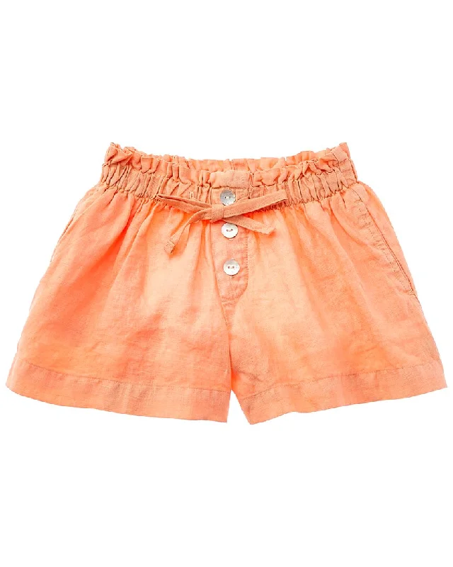 Bella Dahl Button Fly Linen Short