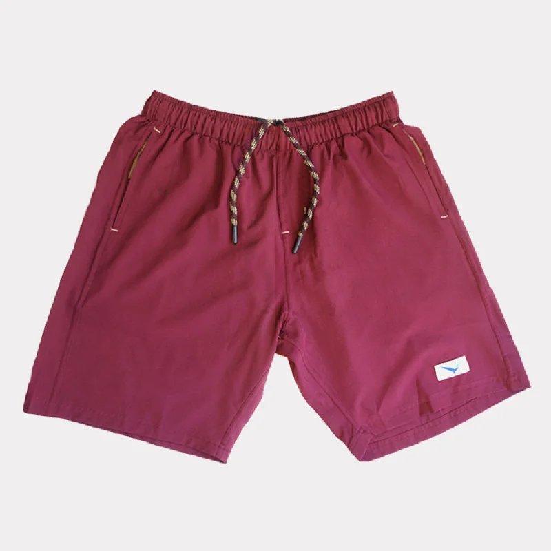 Earth Shorts in Jasper Maroon