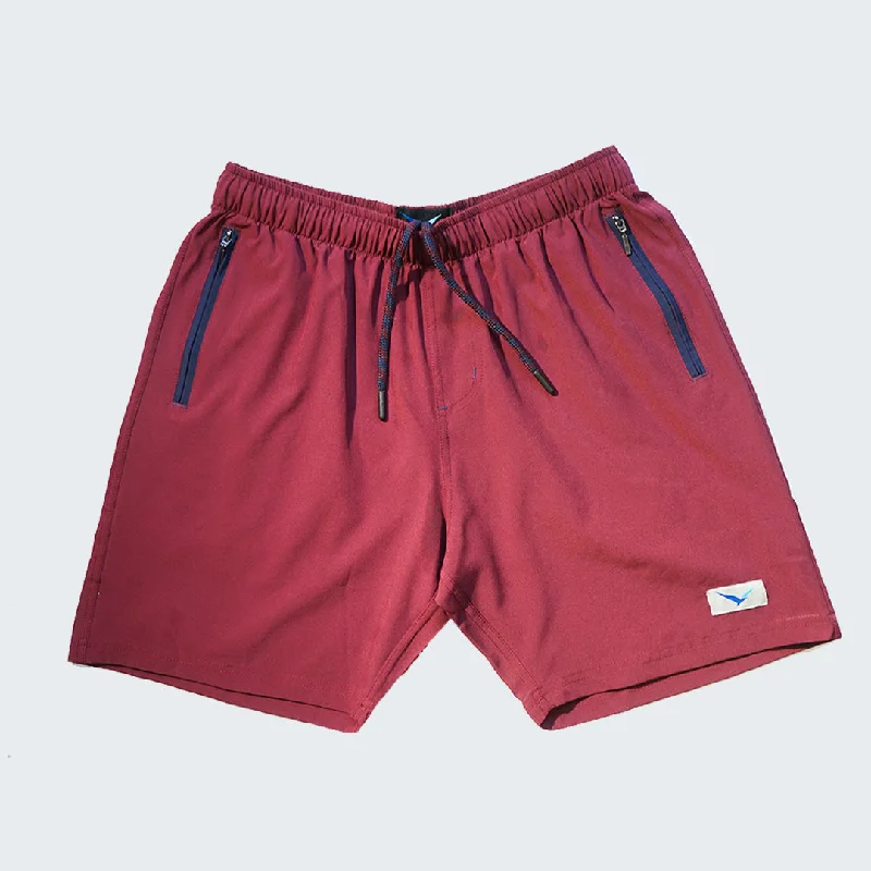 Flight Shorts in Jasper Maroon 1.0