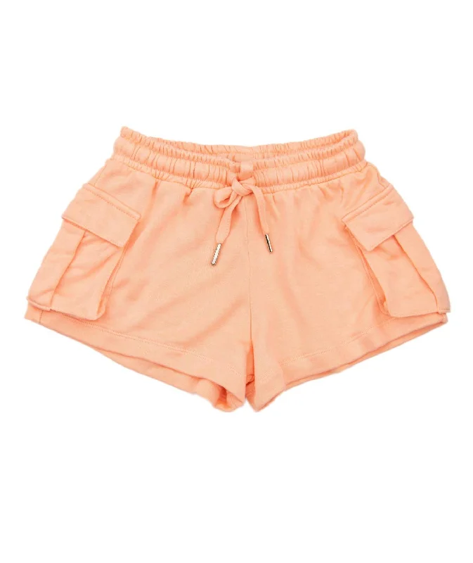 Girls' Cargo Shorts In Peach