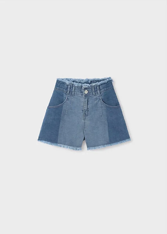 Girls Denim Shorts In Medium