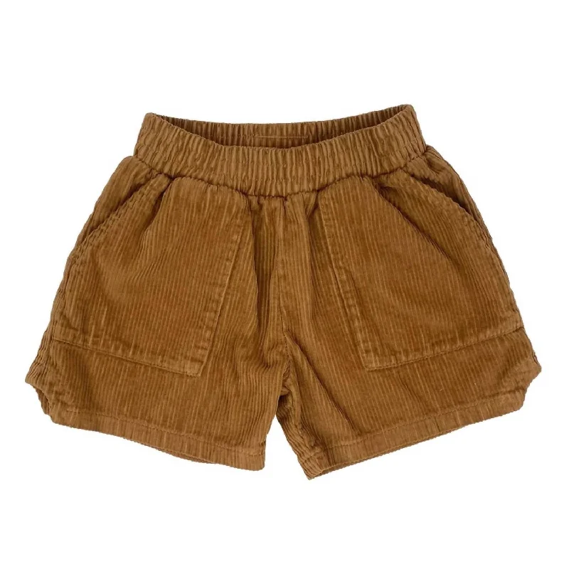 Girl's Explorer Short In Tan