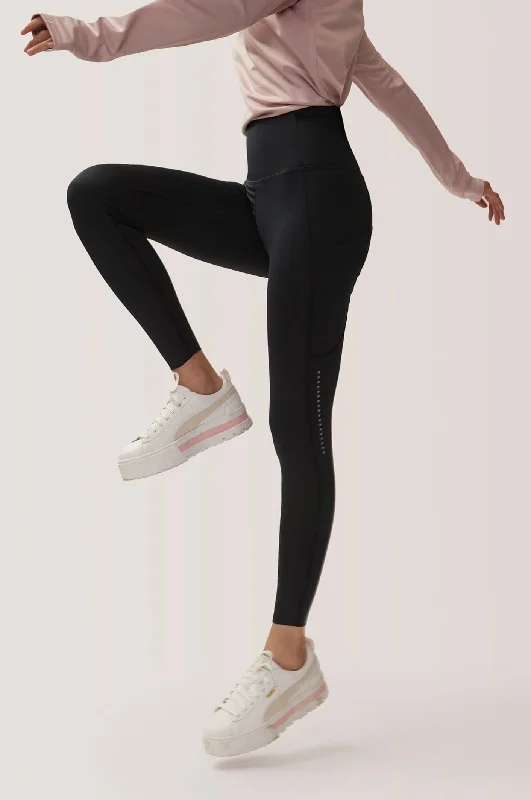 Running Compressive Pockets Legging Rose Buddha