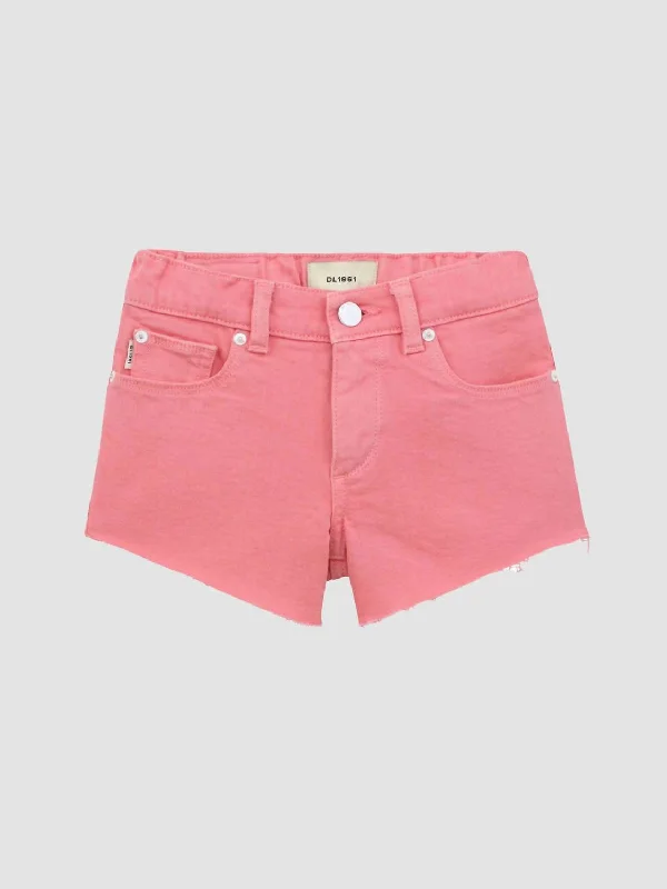 Kid's Lucy Short In Flamingo