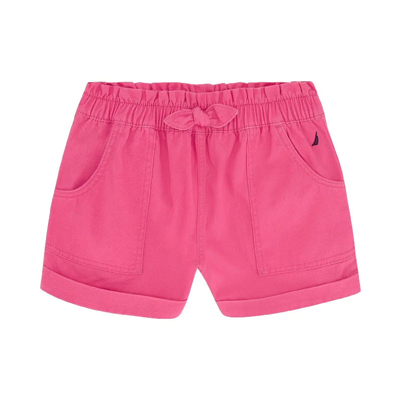 Nautica Little Girls' Paperbag Waist Short (4-6X)