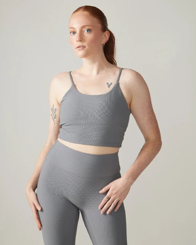 North Star Rib Soft Compression Sports Bra