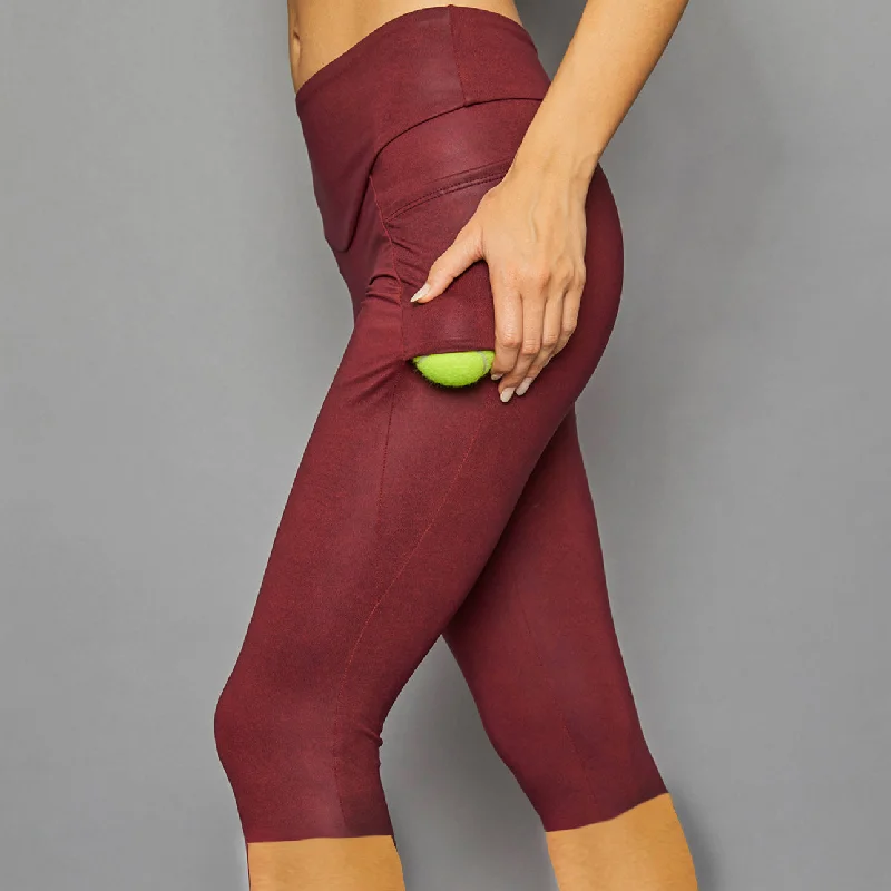 Textured Capri (plum)