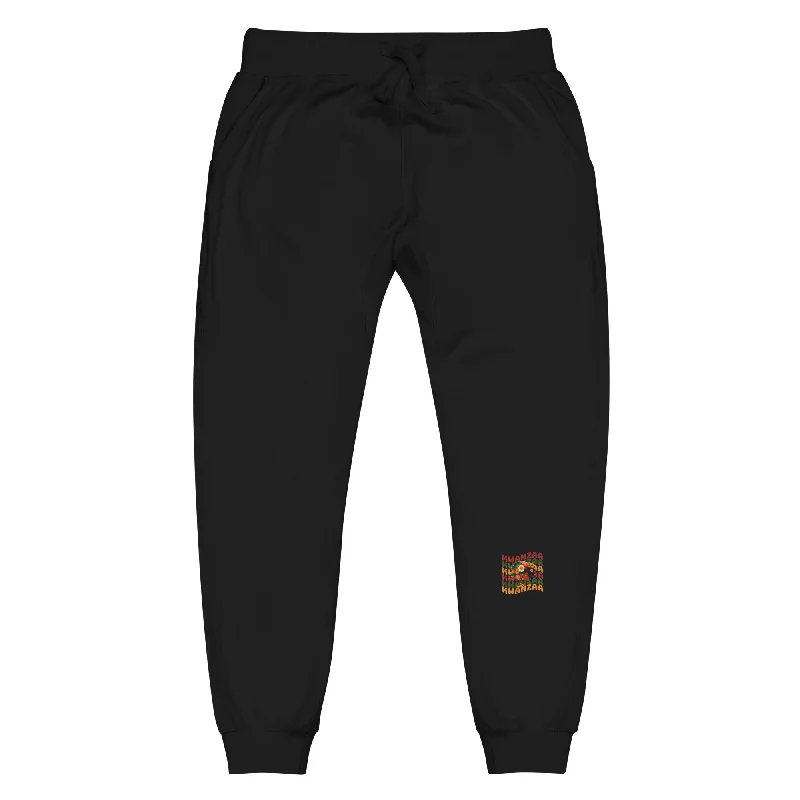 Kwanzaa Unisex fleece sweatpants